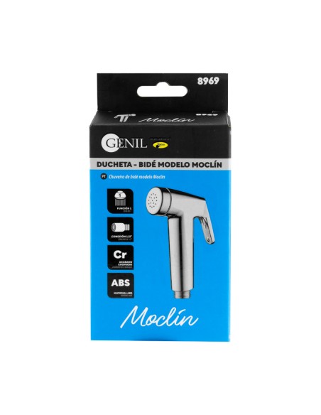 DUCHETA-BIDÉ ABS CROMADO MODELO MOCLÍN