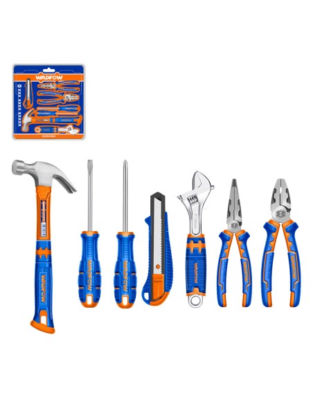 JGO. 7 PIEZAS HERRAMIENTAS MANUALES WADFOW