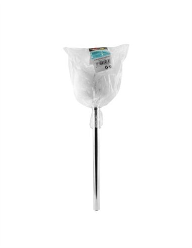 ESCOBILLA MANGO METAL 34.5CM LAUXA HOME - BLANCO