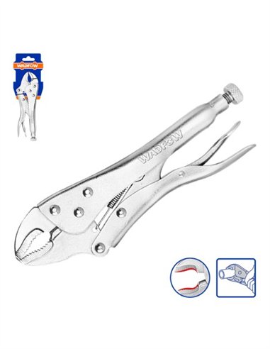 TENAZA DE GRIP BOCAS CURVAS CON CORTE WADFOW