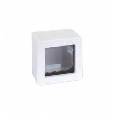 Caja de superficie blanca Simon 27 para 1 módulo ancho Simon 27811-35