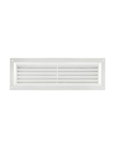 REJILLA PLANA ABS BLANCA C/MOSQUITERA 260X90MM