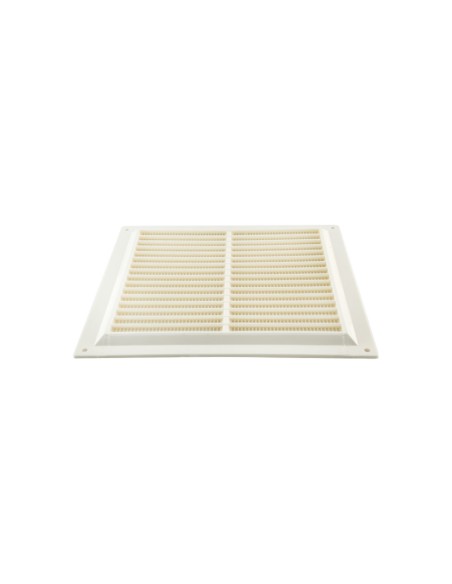 REJILLA PLANA ABS BLANCA C/MOSQUITERA - 170 X 170MM