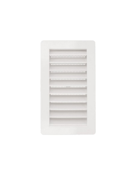 REJILLA DE EMPOTRAR ABS BLANCA C/MOSQUITERA 240X140MM