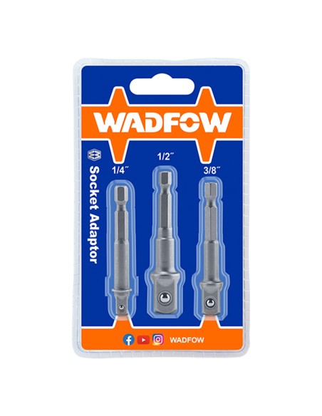 JUEGO 3 PZS ADAPTADORES HEXAGONALES WADFOW