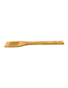 ESPÁTULA PERFORADA COCINA BAMBÚ 30CM 2