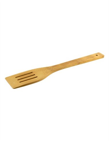 ESPÁTULA PERFORADA COCINA BAMBÚ 30CM