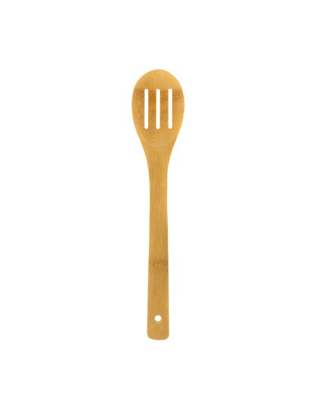 CUCHARA PERFORADA COCINA BAMBÚ 30CM