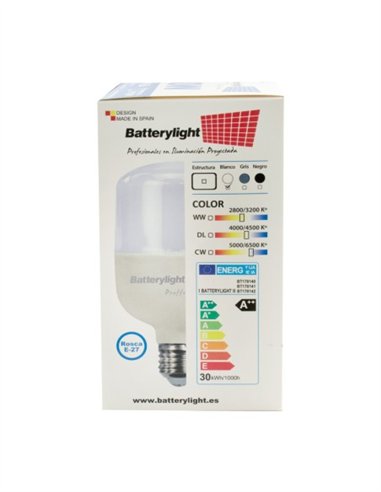BOMBILLA ALTA POTENCIA TIPO-T 30W - 30W - 3200K