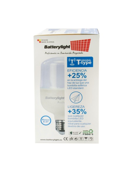 BOMBILLA ALTA POTENCIA TIPO-T 30W - 30W - 3200K