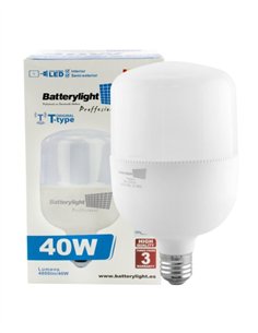 BOMBILLA ALTA POTENCIA TIPO-T 40W - 40W - 3200K