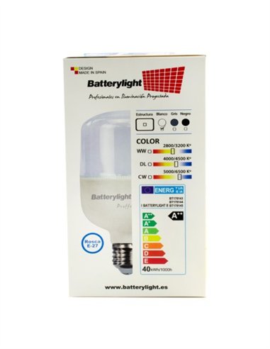 BOMBILLA ALTA POTENCIA TIPO-T 50W - 50W - 6000K