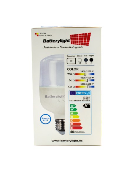 BOMBILLA ALTA POTENCIA TIPO-T 50W - 50W - 6000K