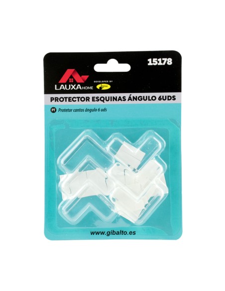 PROTECTOR ESQUINAS ANGULO MINI 6 UDS LAUXA HOME