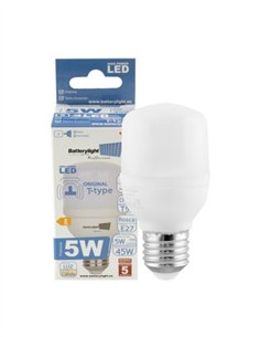 BOMBILLA ALTA POTENCIA TIPO-T 5W - 5W - 6000K LUZ FRÍA