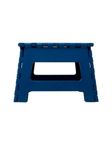 TABURETE PLEGABLE PLASTICO AZUL LAUXA HOME