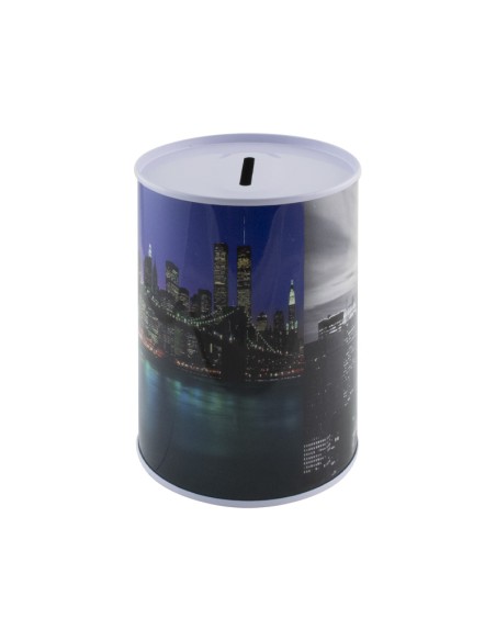 HUCHA LATA NEW YORK - 12,5 X 8 CM