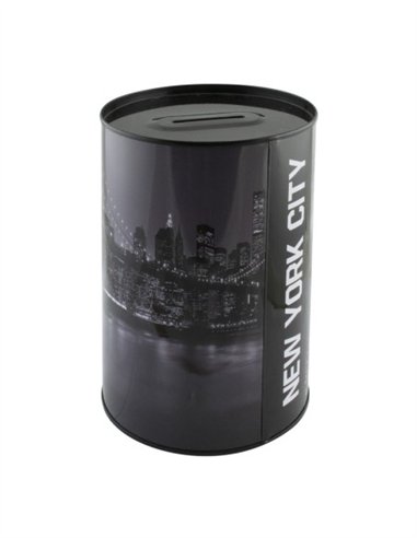 HUCHA LATA NEW YORK - 12,5 X 8 CM