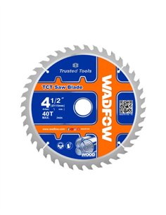 DISCO DE CORTE PARA MADERA 115X22.2MM/ 40T WADFOW