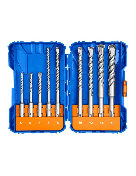 JUEGO 9 BROCAS PARA PARED SDS PLUS WADFOW