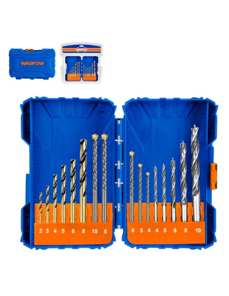 JUEGO 16 BROCAS VARIADAS WADFOW