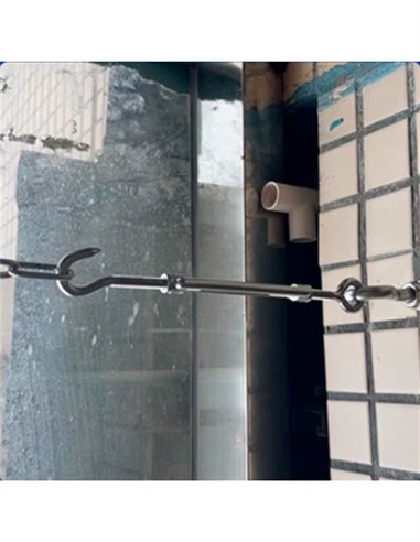 TENSOR ACERO GALVANIZADO GANCHO CON ANILLA WADFOW