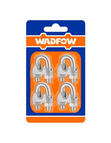 SUJETACABLES GALVANIZADO WADFOW - 8MM - BLISTER 2UDS