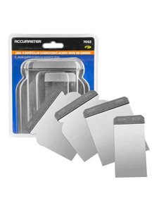 JUEGO 4 ESPATULAS CARROCERO ACERO INOX 50-120MM
