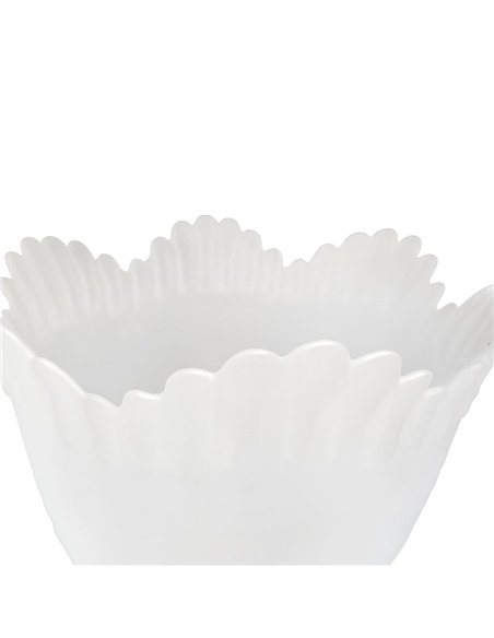 Mattes Kristallglas‑Lampenschirm ANDRA 16×12,5 cm mit 4 cm Öffnung