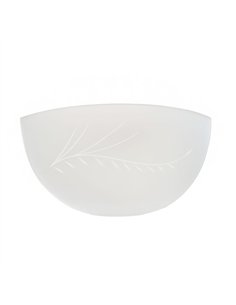 Vetro mezzaluna curvo opaco da 25 cm LB 529511