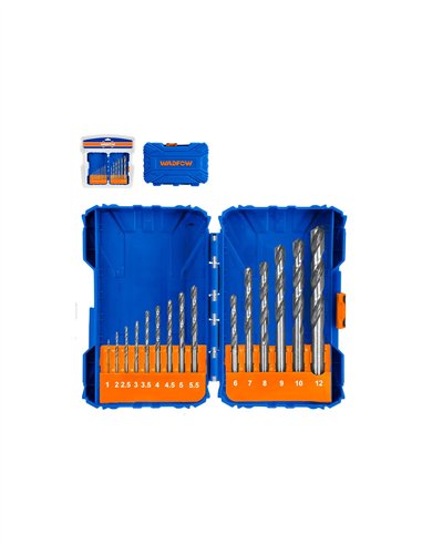 JUEGO 15 BROCAS HSS PARA METAL WADFOW