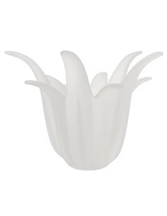 Tulipano in vetro MEDUSA 13x10 apertura 3cm opaco