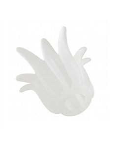 Tulipano in vetro MEDUSA 13x10 apertura 3cm opaco 2