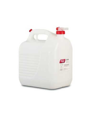 Fusto in plastica da 10 litri con rubinetto adatto per uso alimentare