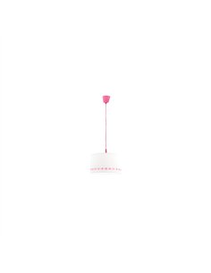Colgante Lacito Rosa 1xe27 Regx35d
