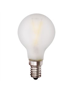 Bomb. 4w 3000k Led Filamento Esferica Mate E14 400lm 6,5x4,5x4,5 cm