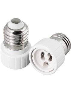 Conversor Gu10 A E27 5x3,4x3,4 Cm