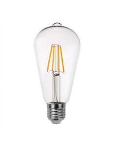 Bombilla Filamento Pebetero 14x6,5d 8w 850lm E27  Clara 2700k
