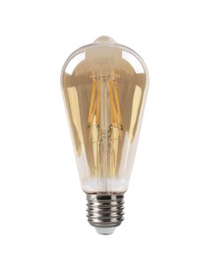 Bombilla Filamento Pebetero 14x6,5d 4w 380lm E27  Ambar 2700k