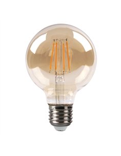 Bombilla Filamento Globo 12x8d 8w 750lm E27  Ambar 2700k