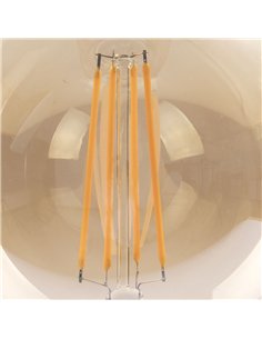 Bombilla Filamento Globo 16x12,5d 8w 750lm E27  Ambar 2700k 2