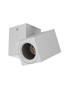 Foco Nerja 1xgu10 Blanco 10,4x12,3x6 Cm Orientable 360º