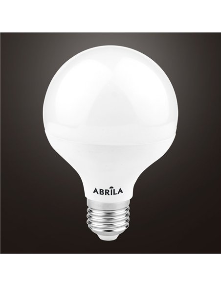 Bombilla Globo 18w 3000k Abrila E27 1680lm  15,9x12x12 Cm
