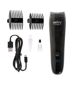 Recortadora Barba Inalambrica Carga Usb Pant. Lcd Tiempo Uso 60min Aspiracion 2 Accesor. 2