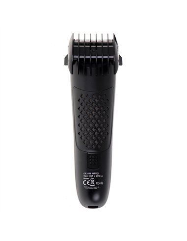 Recortadora Barba Inalambrica Carga Usb Pant. Lcd Tiempo Uso 60min Aspiracion 2 Accesor.