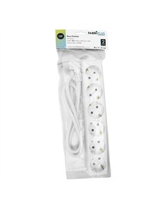 Base Multiple 6 Enchufes Cable 3m 3gx1,5mm Cobre 3500w Max 2