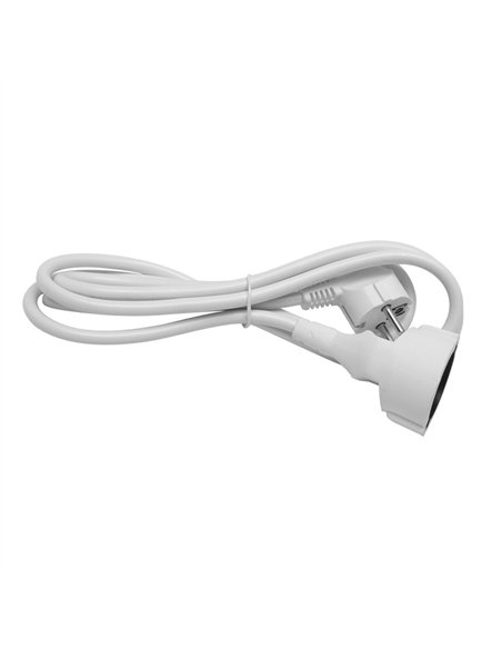 Alargador De Enchufe Electrico Cable 2m 3gx1,5mm  Cobre 3500w Max