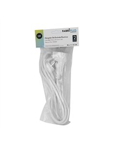 Alargador De Enchufe Electrico Cable 2m 3gx1,5mm  Cobre 3500w Max 2