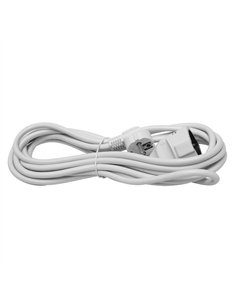 Alargador De Enchufe Electrico Cable 5m 3gx1,5mm  Cobre 3500w Max