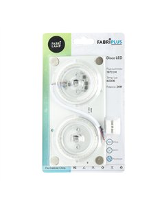 Disco Led 24w 6000k Placa Cuad.blanco  8x16x1 Cm 1872lm Magnetico